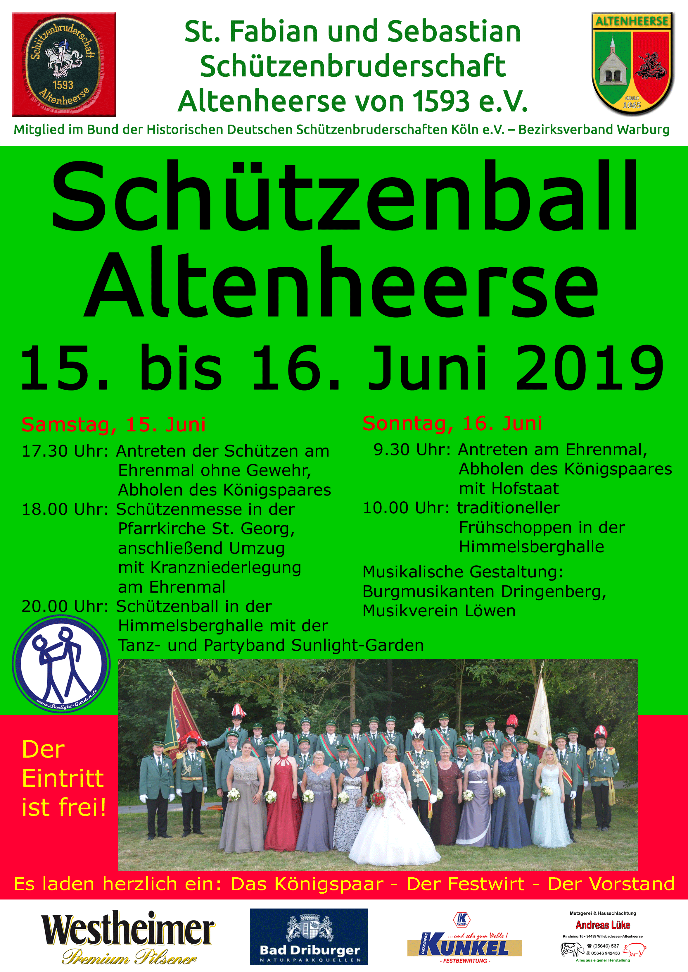 Schützenball 2019 in Altenheerse
